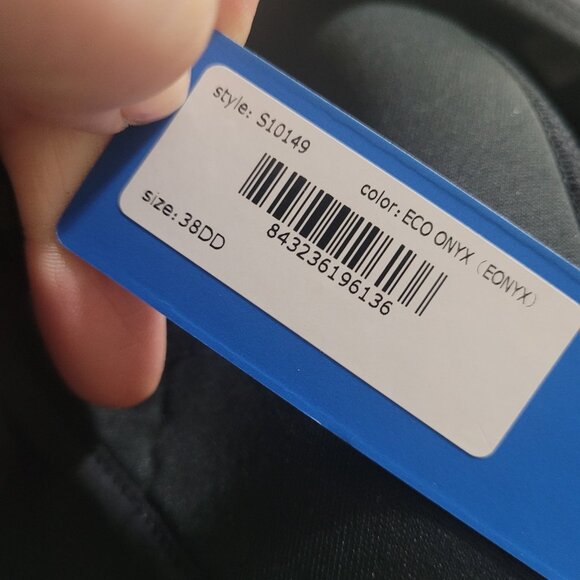 Birdsong Size 38DD‎ Bare Necessities Black Underwire Wrap Tankini Swim Top - Picture 4 of 16